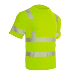 Chaleco de Seguridad Reflectante de Alta Visibilidad, Malla Fluorescente de Poliéster de Secado Rápido, Unisex, Ropa de Trabajo Sublimada, Detección de Agujas - Product Image 3