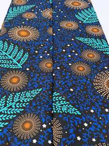 Elegante Tela con estampado de cera africana de algodón de Kenia con patrones de moda para confección de trajes tradicionales y modernos - Product Image 3