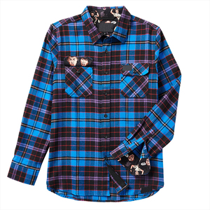 Camisa de Vestir de Algodón Tejido para Hombre, Estilo Casual Elegante, con Botones, a Cuadros, Manga Corta, Elástica, Antiarrugas, Opciones de Tallas Grandes - Product Image 1