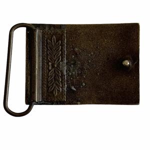 Hebilla de cinturón de latón dorado estilo vintage con placa de espada y águila de la Unión Civil - Product Image 4