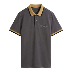 Chemise polo homme manches courtes, col rabattu, coupe slim, tissu respirant, logo personnalisé, 100% coton, unisexe. - Product Image 1