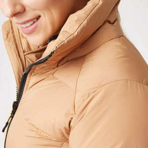 Nueva Colección 2026 Chaqueta Bomber Larga de Algodón para Mujer, Hecha a Medida, con Cierre de Cinturón, Impermeable - Product Image 5