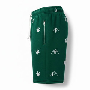 Shorts décontractés en molleton français 240 GSM, logo personnalisé, haute qualité, 100% coton, shorts unis pour hommes - Product Image 2