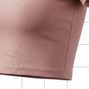 Camisetas Cortas de Lona Extra Grandes para Mujer, Ropa Deportiva Ecológica, Estilo Urbano Informal, Fabricante Directo, Ropa Deportiva para Gimnasio - Product Image 5