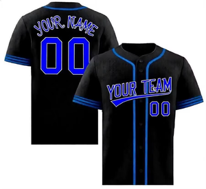 Maillot de baseball sportif 100 % polyester, fabriqué au Pakistan, design vintage par sublimation, OEM / Design personnalisé, maillot de baseball tendance - Product Image 5