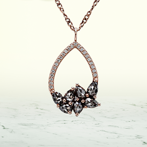 ICEDJEWELZ เครื่องประดับเพชรชั้นดี วินเทจ เงินแท้ เงินชุบ ปรับแต่งได้ ประดับเพชรโมอิสซาไนต์ทรงบริลเลียนท์ จี้คลาสสิก - Product Image 5