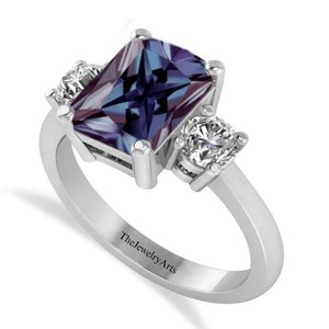 Anillo de Alexandrita, Anillo de Plata para Mujer, Anillo de Plata Maciza, Anillo con Piedra Preciosa, Anillo Delicado, Anillo de Promesa, Anillo Minimalista para Regalo - Product Image 2
