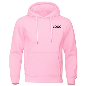 Suéteres de otoño e invierno para hombre, gran oferta, sudaderas con capucha de moda escolar, sudadera de lana cálida, Color sólido, informal, bordado, teñido liso - Product Image 1