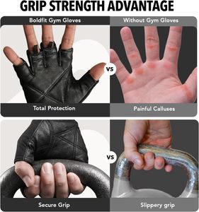 Gants de sport pour hommes et femmes avec support de poignet, accessoires pour la musculation, l'entraînement, le cyclisme, les gants de vélo - Product Image 4