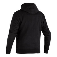 Sweater Rajut Pria Hitam Berkerudung Lengan Panjang Slim Fit Warna Solid Kasual Bernapas Gaya Musim Gugur