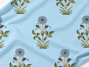 Vintage Nautical Cotton Highland Voyager Cambric Fabric Water Resistant Woven Sea <b>Map</b> Print Compass Sailboat Textile Garment - Product Image 4
