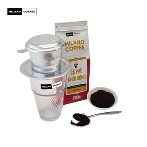 Café Milano Vietnam Robusta Torréfaction Intense Café Moulu 0,2 kg Saveur Amère Haute Qualité Origine Dak Lak - Product Image 4