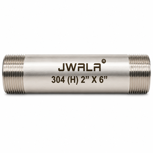 ข้อต่อท่อสแตนเลสเกรด 304 ความแม่นยำสูง ขนาด 2 นิ้ว ความยาว 6 นิ้ว เกลียวตัวผู้ อุปกรณ์ประปา ทนทานต่อการกัดกร่อน - Product Image 2