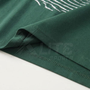 T-shirt long surdimensionné en coton épais pour homme, coupe ample, épaules tombantes, manches courtes, écologique, séchage rapide, tenue décontractée d'été - Product Image 6