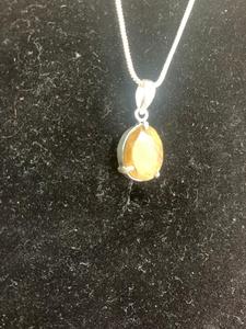 German <b>Silver</b> Oval Garnet Necklace Bezel Setting <b>Chain</b> Jewelry for Wedding Gift Tiger Eye High Quality Handcraft Gemstone - Product Image 1