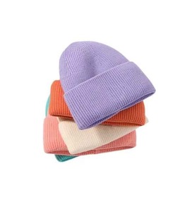 New Popular Winter Unisex Acrylic Beanie Knitted Winter <b>Warm</b> <b>Hat</b> Jacquard Logo Beanie - Product Image 1