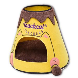 Cama Triangular para Gatos Molten Lava Designer, Casa para Mascotas con Juguete, Muebles Premium para Mascotas - Product Image 5