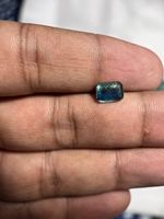 Pierre précieuse kyanite naturelle bio-couleur, facettée octogonale, 1 carat, 5 mm+, provenant d'Afrique, pour la fabrication de bijoux