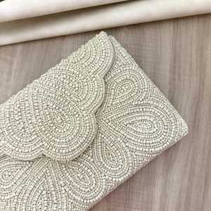 Bolso de Mano con Cuentas de Primera Calidad, Elegante y Asequible, para Mujer, Ideal para Bodas, Fiestas y Eventos - Product Image 4