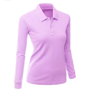 <b>Women's</b> Pink <b>Long</b> <b>Sleeve</b> Casual Solid Color for <b>Shirt</b> 180g 89%Polyester 11%Spandex Knitted Fabric Breathable Quick Dry - Product Image 6