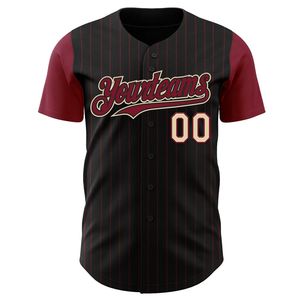 Camiseta de Béisbol de Manga Corta, Dos Colores, 100% Poliéster, Transpirable, con Nombre del Equipo Personalizado, Impresión por Sublimación, OEM, Unisex - Product Image 4
