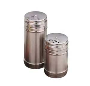 Modern Hammered Rose Gold <b>Salt</b> and Pepper Shakers Set Metallic Copper Finish Spice Dispenser Restaurant Dining Tableware - Product Image 2