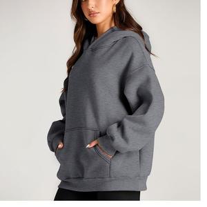 Sudadera con Capucha de Alta Calidad para Mujer, Sudadera Extra Grande con Capucha, Logotipo Personalizado, Ropa de Invierno de Forro Polar para Mujer, Proveedor BD - Product Image 3