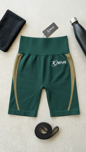 กางเกงขาสั้นออกกำลังกายสำหรับผู้หญิง ผ้าไนลอน/คอตตอน ระบายอากาศได้ดี ยกกระชับสะโพก เอวสูง ไร้ตะเข็บ เหมาะสำหรับโยคะและสวมใส่ลำลอง - Product Image 6