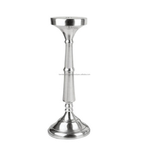 Bougeoir conique en aluminium avec métal fini nickel Bougeoir conique pour la décoration d'éclairage domestique - Product Image 4