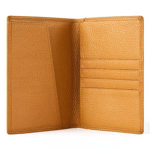 Portefeuille de voyage personnalisable avec clip à passeport élégant, couverture en cuir PU, style portable, porte-passeport, étui pour cartes - Product Image 6