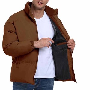 Chaquetas de Invierno para Hombre, Diseño Personalizado, Estilo Casual Vintage, Cuello Alto, Resistentes al Viento, Transpirables y Ecológicas - Product Image 1