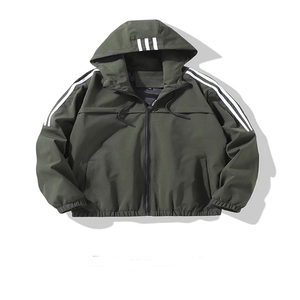 Breathable Outdoor Windbreaker Jackets Wholesale <b>Lightweight</b> Waterproof Hooded Casual Wear Athletic <b>Coat</b> - Product Image 3