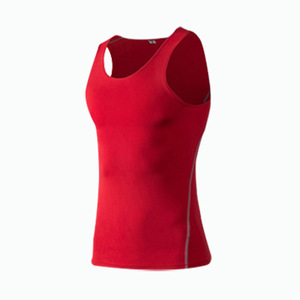Men's <b>Purple</b> Sleeveless <b>Tank</b> <b>Top</b> O-Neck Solid Color Breathable Knitted Performance Wear Casual Style - Product Image 3