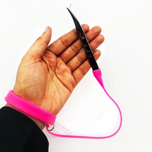 RMI Wholesale High Quality Eyelash Extension Tweezers Holders Bracelet Silicone Ring Protector Wrist Band Strap 6 Inch - Product Image 1