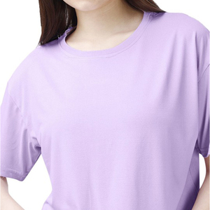 Camiseta Corta de Alta Calidad para Mujer, con Hombros Caídos, Estampado en Serigrafía, Talla Grande, Top Corto - Product Image 6