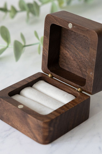 Boîte à bagues en bois faite à la main avec finition professionnelle à bas prix - Product Image 5