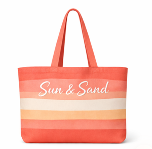 Sacs de plage personnalisés en gros avec logo imprimé, sacs shopping en toile avec fermeture éclair, sacs shopping réutilisables en toile - Product Image 1