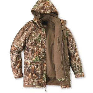 GRACE SIGN GS-HW Men <b>Women</b> Waterproof Full-Sleeve Soft Shell Hunting Jacket for Winter Outdoor Hunting Top Breathable <b>Thermal</b> - Product Image 1