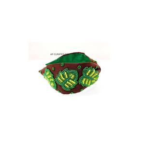 Diadema Estilo Turbante Bordada con Cuentas, Diseños Personalizados, Nueva Tendencia 2026, Accesorio para el Cabello de Mujer para Uso Diario - Product Image 1