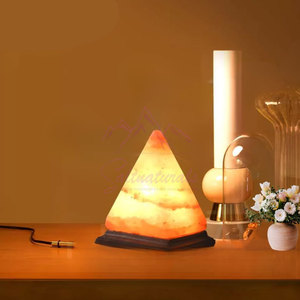 Modern Look Himalayan Pyramid Shaped Salt <b>Lamp</b> Pure Mineral Himalayan Pyramid Shaped Salt <b>Lamp</b> For Office - Product Image 4