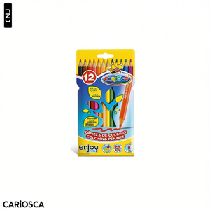Matite colorate Carioca 12 pezzi in plastica Enjoy Ecolapiz - Product Image 2