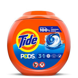 Cápsulas de Detergente para Ropa Tide Power 2 en 1 con Aroma April Fresh, 45 Unidades, Potenciadores de Suavidad para una Frescura Duradera - Product Image 3