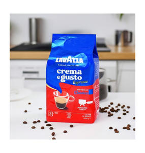 Café molido Lavazza Crema E Gusto de tostado oscuro en bolsas de 500g para amantes del sabor intenso y suministro mayorista para servicios de catering. - Product Image 3