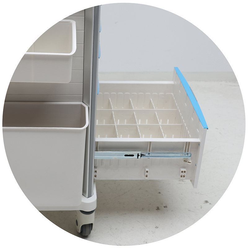 MN-AC010 Hospital Anesthesia Medical Medicine Drug ABS Plastic Trolley