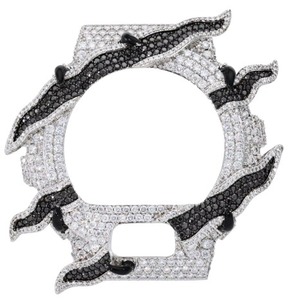 Meilleures ventes Lunette de montre en Moissanite VVS1 colorée, Bijoux Hip Hop en laiton sertis de Moissanite, passe le test du diamant - Product Image 2
