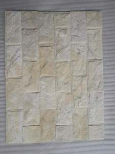 High Class Eco-friendly Natural Split Yellow <b>White</b> Marble Waterproof Wall Cladding <b>Panels</b> 5-year Warranty for Modern - Product Image 1