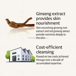 K Beauty coreano detergente in schiuma di Ginseng rosso purificante per il viso lavaggio profondo pulizia umidità bagliore di pelle Booster - Product Image 3