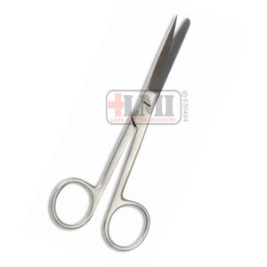 Ciseaux droits en acier inoxydable chirurgical, à pointe arrondie et tranchante, 14,5 cm, pour coupes fines, fourniture directe usine - Product Image 3