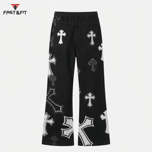 Pantalon de survêtement évasé en satin pour femme, nouvelle collection 2026, haute qualité, couleur personnalisable, en promotion - Product Image 2