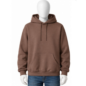 Sudadera con Capucha para Hombre, 100% Algodón Felpa, Logotipo Personalizado, Corte Regular, 380g, Manga Larga, Color Sólido, Invierno, Teñido Liso, Transpirable, Informal - Product Image 1